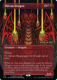 Shivan Dragon Secret Lair Drop